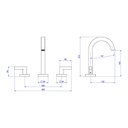 Ver imagem 7 de Torneira Misturador Deca Soul 1877.bl38.mt de Bancada Black Matte