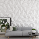 Ver imagem 2 de Kit 12 Placas Painel Revestimento Relevo Decoração Texturizada Impermeavel Flexivel 50cmx22cm 3d Pvc