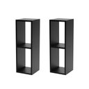 Ver imagem 6 de Conjunto Mesa de Cabeceira Pequena 20x20x60cm Diamante Preto Quarto Sala