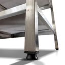 Ver imagem 6 de Mesa de Aço Inox Industrial 150x60x90 cm com 2 Prateleiras Plano Liso com Espelho Nortinox Stander