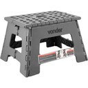 Ver imagem 1 de Banqueta Plástica Dobrável 220mm Cinza Vonder