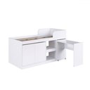 Ver imagem 2 de Cama Solteiro Multifuncional Jamaica 2 Portas 1 Gaveta Branco - Art In Móveis