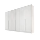 Ver imagem 1 de Guarda-roupa casal 6 portas 9 gavetas 2,70m Ibiza-Branco - Bianchi Móveis
