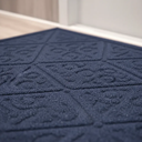 Ver imagem 7 de Capacho Tapete Arabesco Porta Entrada Pvc Antiderrapante Azul Marinho