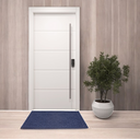 Ver imagem 2 de Capacho Tapete Arabesco Porta Entrada Pvc Antiderrapante Azul Marinho