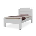 Ver imagem 4 de Cama Solteiro com Cabeceira Nexus MDF-MDP Branco 93cm 204cm Casah
