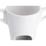 Kit 4 fondue individual de porcelana 250 ml - 4