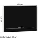 Ver imagem 4 de Cabeceira Queen 160 cm Troy Veludo SL 944 Peer