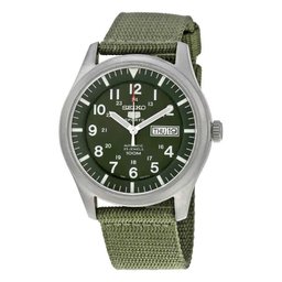 Relógio Seiko Masculino Ref: Snzg09b1 E2sx Automático Prateado Militar - 1
