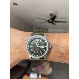 Relógio Seiko Masculino Ref: Snzg09b1 E2sx Automático Prateado Militar - 4