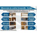 Ver imagem 2 de Cozinha Modulada Completa Tempranillo 3 Peças 2aéreos+ 1 Paneleiro C3p82 Amendoa Off White Ronipa