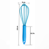 Batedor Fouet Profissional 23cm em Silicone para Massas Ovos Bolo Cozinha - 2