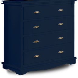 Cômoda 4 Gavetas Manchester 2043 Linz Móveis - Azul Petróleo - 3