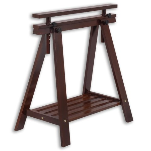 Mesa Cavalete Tabaco Escuro