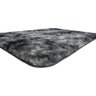 Tapete Sala Felpudo Shaggy Peludo Luxo 2,00x1,40 Mt - Cinza Mesclado - 2