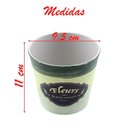 Ver imagem 4 de Kit 6 Mini Vasos de Planta Cachepot Estampados Decorados 11cm