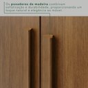 Ver mais imagens de Guarda-Roupa Casal 8 Portas 4 Gavetas França Cinamomo