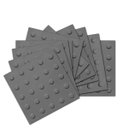 Ver imagem 2 de Piso Tátil 10pçs Borracha Pvc 25x25 Alerta Cinza