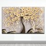Quadro Decorativo Floral Borda Infinita em Canva 70 x 120cm - FLORAL 3 - 1