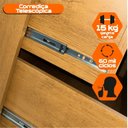 Ver mais imagens de Guarda-Roupa Casal com Espelho 4 Portas 3 Gavetas com LED Bege Cinamomo Off White Rio de Janeiro