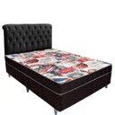 Ver imagem 2 de Cama Box Casal Conjugada Ortopédico (5cm) Colchão Dos Sonhos
