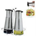 Ver imagem 7 de Kit Galheteiro de Vidro e Inox com Suporte 230ml 3 Peças Cozinha