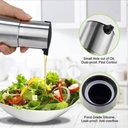 Ver imagem 5 de Kit Galheteiro de Vidro e Inox com Suporte 230ml 3 Peças Cozinha