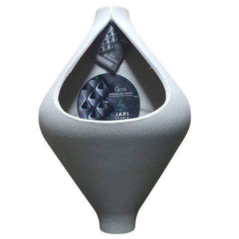 Vaso Gota de Parede 35 (5l) Cor Cimento Japi