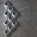 Ver imagem 7 de Vaso Gota de Parede 35 (5l) Cor Cimento Japi