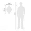 Ver imagem 5 de Vaso Gota de Parede 35 (5l) Cor Cimento Japi