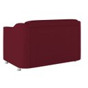 Ver imagem 4 de Sofá Namoradeira Sala de Espera Elegante Suede – Balaqui Cor:Marsala