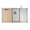 Ver imagem 2 de Cuba de Cozinha Retangular 75x40cm com Acessórios Inox Deca Cod: Cc.670.75.ac.inx