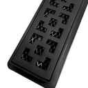 Ver imagem 4 de Ralo Linear Banheiro Seca Box 5x90 Alumínio Dubai Preto Fosco Coletor Preto com Sifão