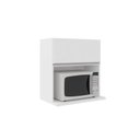 Ver imagem 1 de Armário Cozinha Nicho Micro-Ondas 65cm 1 Porta Evidence - Branco
