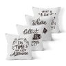 Kit 4 Almofadas Decorativas Own It's Time For A New Adventure 45x45cm - 1