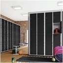 Ver imagem 3 de Armário Roupeiro Aço 4 Portas Guarda Volume Ea701 Preto