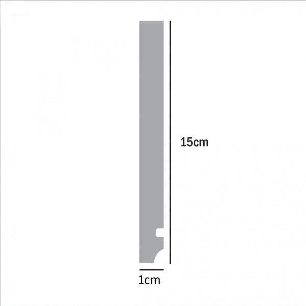 Rodapé Eva Eco Flexível Autocolante 10mmx15cm Metro Linear RP1500BRA10 Artyflex - 4