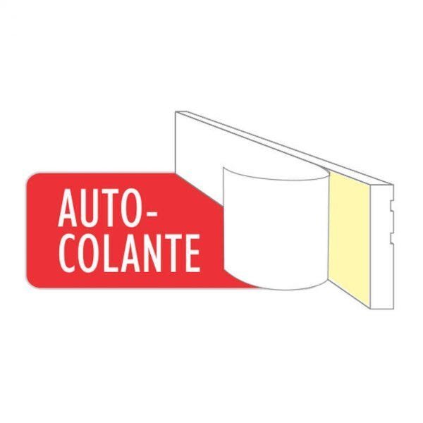 Rodapé Eva Eco Flexível Autocolante 10mmx15cm Metro Linear RP1500BRA10 Artyflex - 7