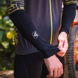Manguito de Inverno Ciclismo New Unissex Free Force Preto - G - 3