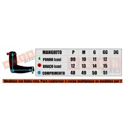 Manguito de Inverno Ciclismo New Unissex Free Force Preto - G - 4