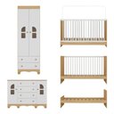 Ver imagem 6 de Conjunto de Quarto Aurora 4 Portas 6 Gavetas MDP-MDF 62cm Multimóveis