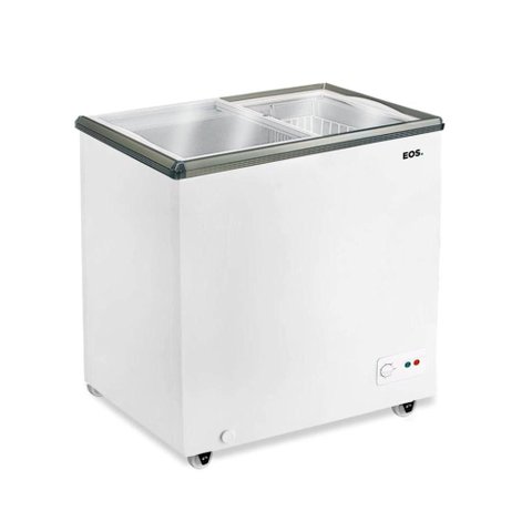 Freezer Expositor Horizontal Eos 176 Litros Dupla Ação EEH200 110V