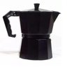 CAFETEIRA ITALIANA GRANDE 12 XICARAS PREMIUM ITALIA CAFE EXPRESSO MANUAL MOKA EM ALUMINIO PRETO - 1