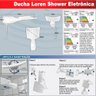 Chuveiro Loren Shower Ultra Eletrônica 127v/5500w Lorenzetti - 6