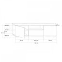 Ver imagem 4 de Rack para TV Até 65 Polegadas Home Royal Preto - Olivar Móveis