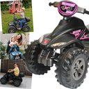 Ver imagem 4 de Quadriciclo Eletrico Biemme Quatry Cross 12v Preto Rosa Girl