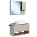 Ver imagem 1 de Conjunto Armario e Gabinete 80cm com Cuba Mel Arenas Proddy Mel Arenas