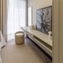 Ver imagem 4 de Tapete Redondo Linho Maldivas Cinza Antiderrapante Ideal para Sala Quarto Decoração Moderna Elegante