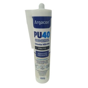 Selante Pu40 Hibrido Vedante Preto Uso Geral (400g) Argacon