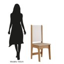 Ver imagem 7 de Conjunto Sala de Jantar com Mesa e 4 Cadeiras Luana Yescasa